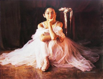 中国 Painting - バレリーナ Guan Zeju18 中国語